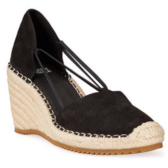 🆕{Eileen Fisher} Yasmin Nubuck Wedge Espadrilles - Picture 1 of 6